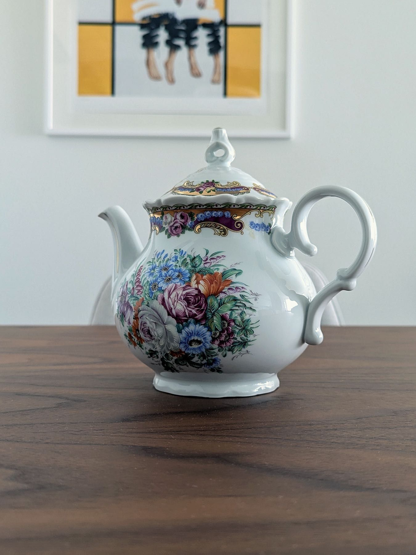 Bule de chá - Porcelana - T. Limoges