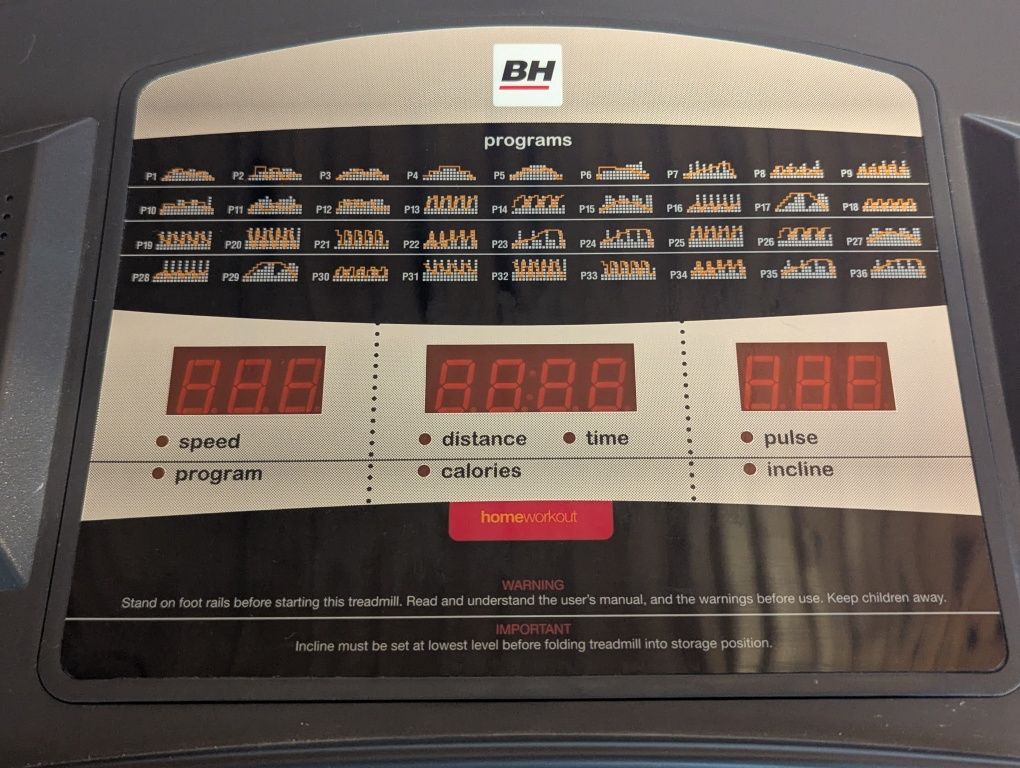 Passadeira de correr BH IMPULSE DUAL II