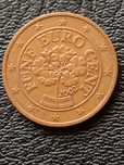 Moeda Austríaca 5 cêntimos 2002