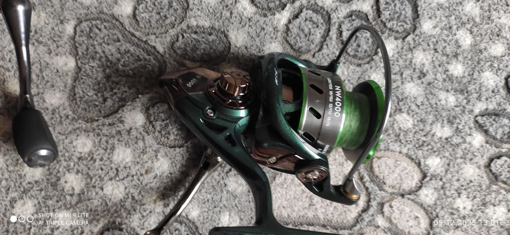 Набір 2 котушки і спінінг гладіатор 3-15 210см