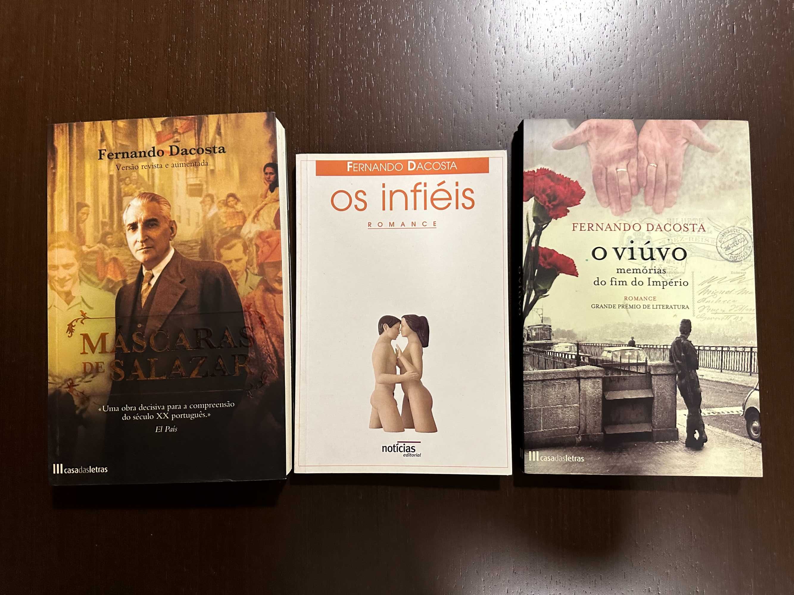 3 Livros Do Fernando Dacosta - Novos