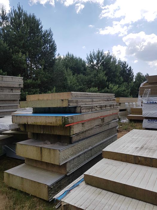 Płyta warstwowa wełna ściana dach ocieplenie podłoga obornicka