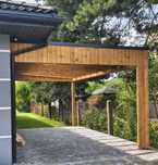 Carport ,wiata garażowa,zabudowa tarasu.3x6 m.