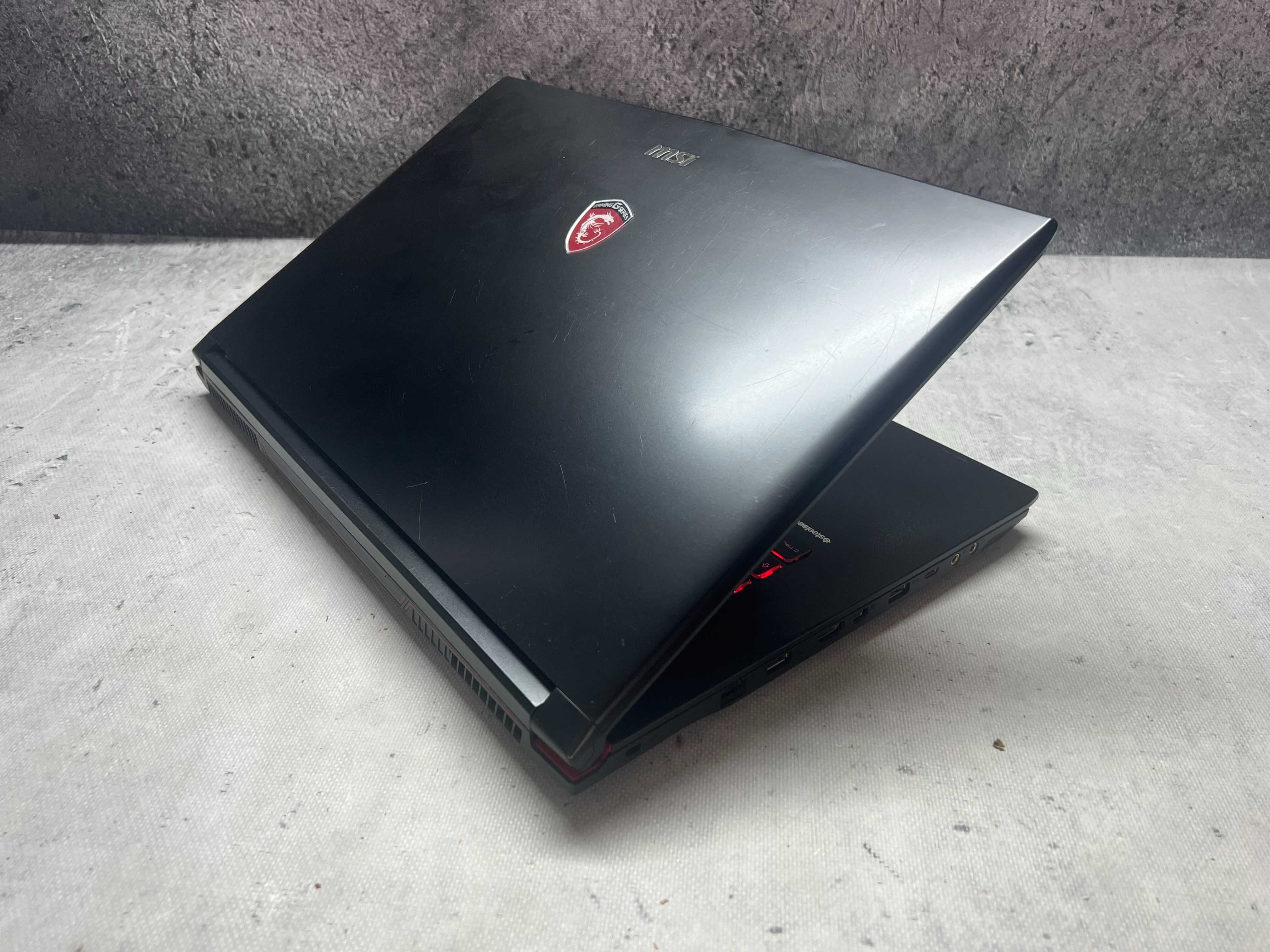 MSI GP72 / i7 7700HQ / 16GB DDR4 / 512SSD / GTX 1050 / 17.3 FHD / W10