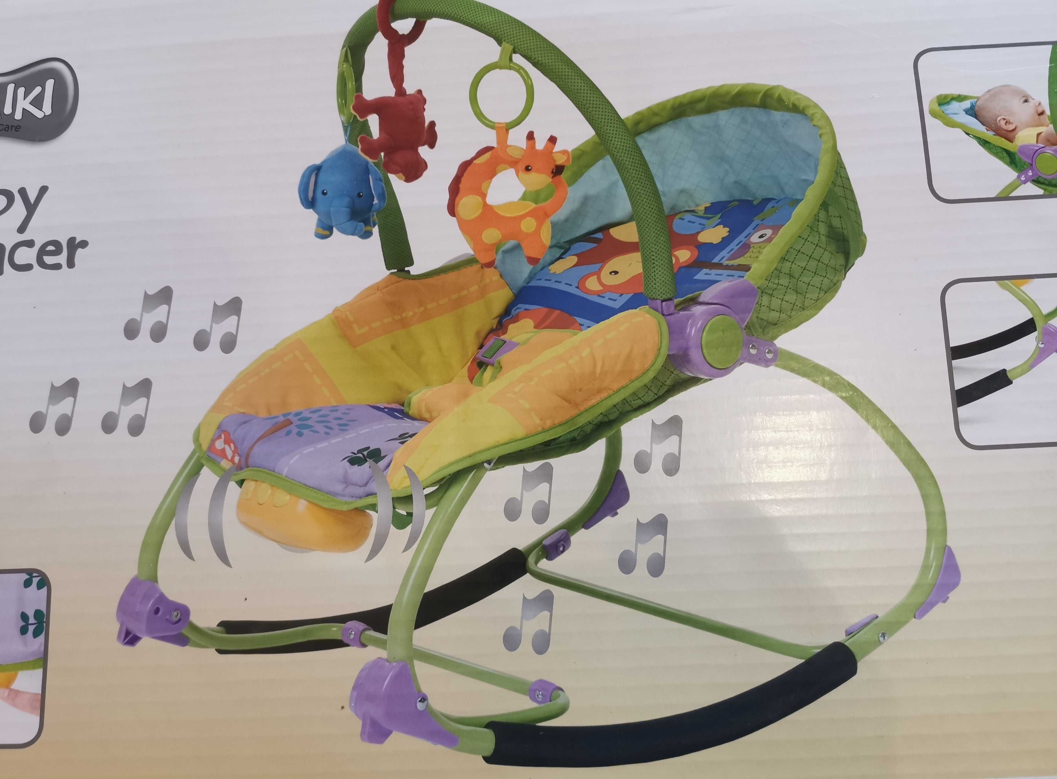 Bujaczek smiki baby bouncer w bdb stanie