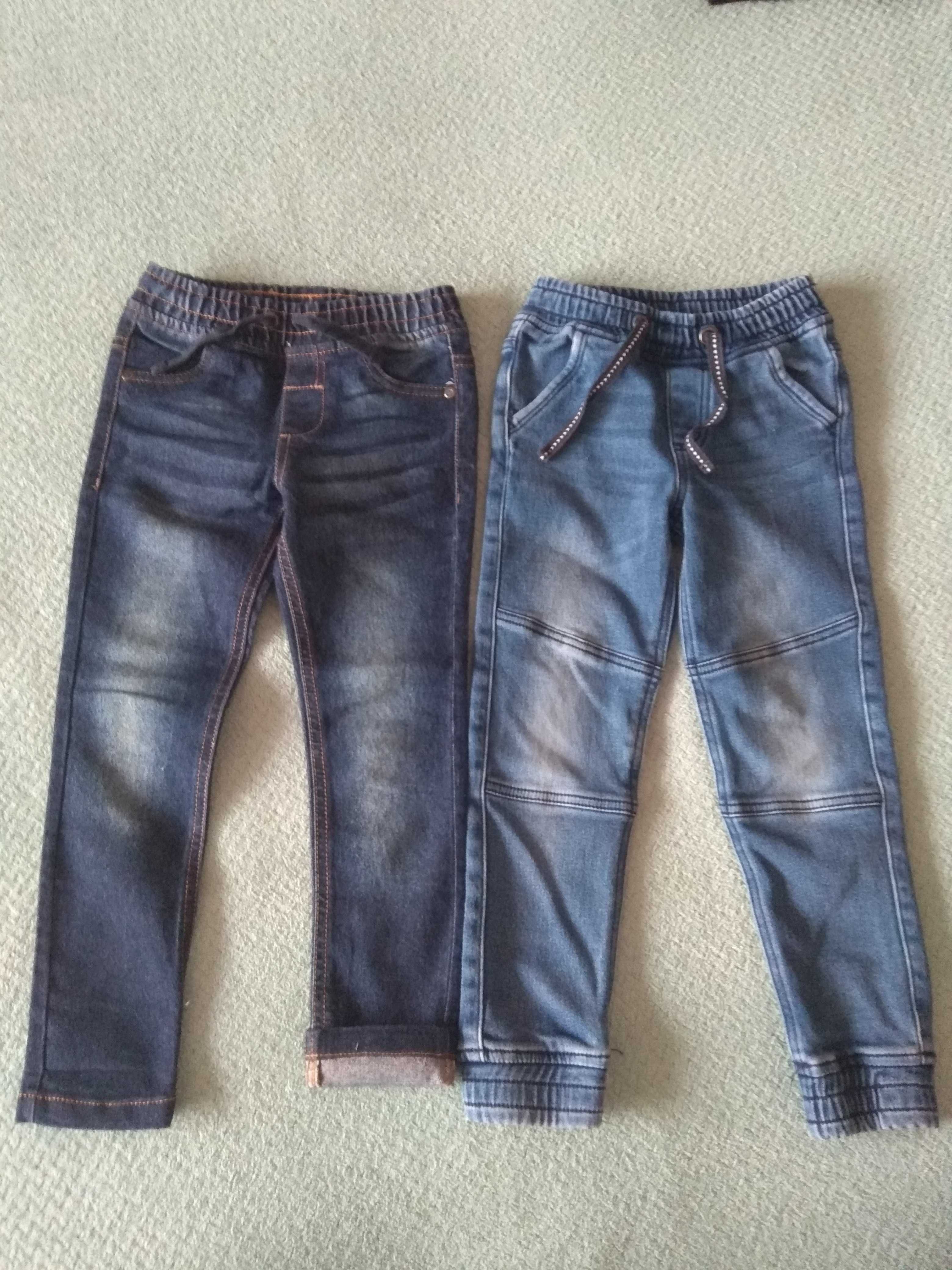 Spodnie jeans dla chłopca 110