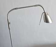 Lampa stojąca srebrna 120 cm