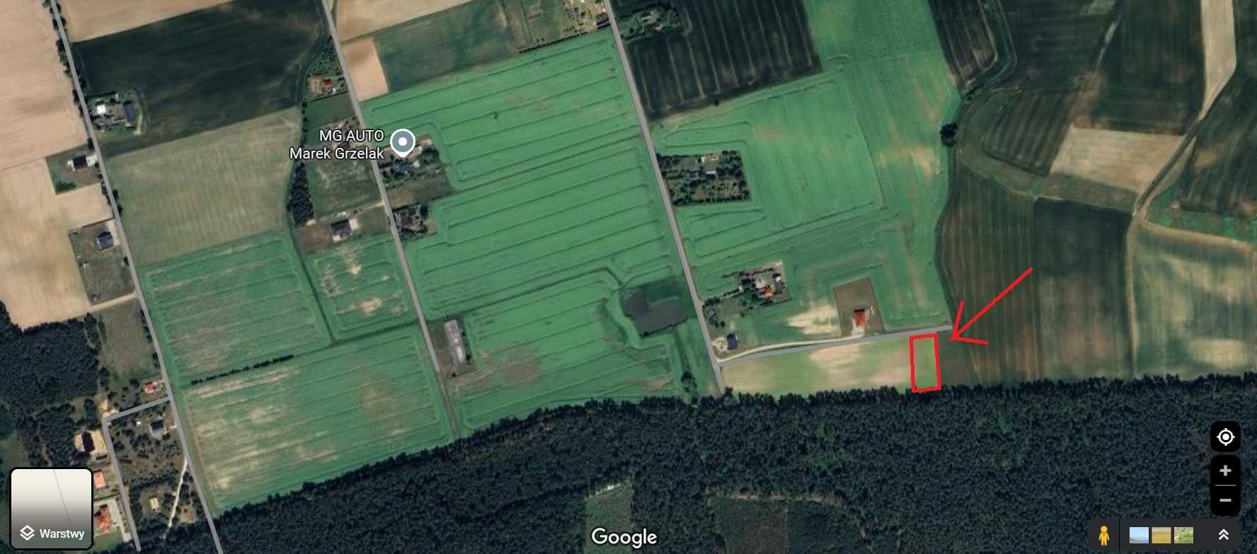 Działka budowlana na sprzedaż  Pruska Łąka 3026 m2 - z granicą lasu !