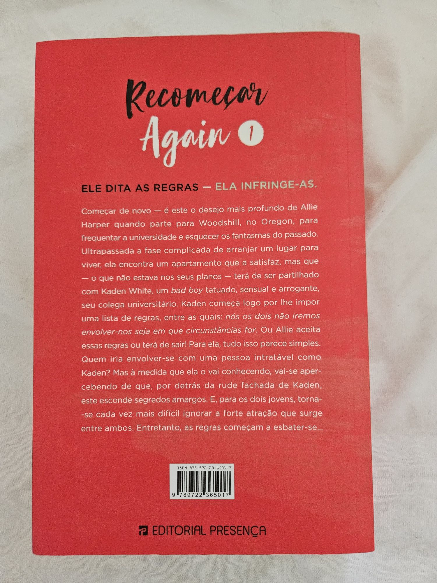 Livro "Recomeçar - again" de Mona Kasten