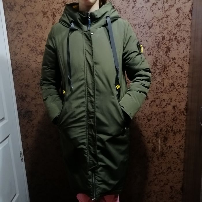 Зимова курточка довга парка
