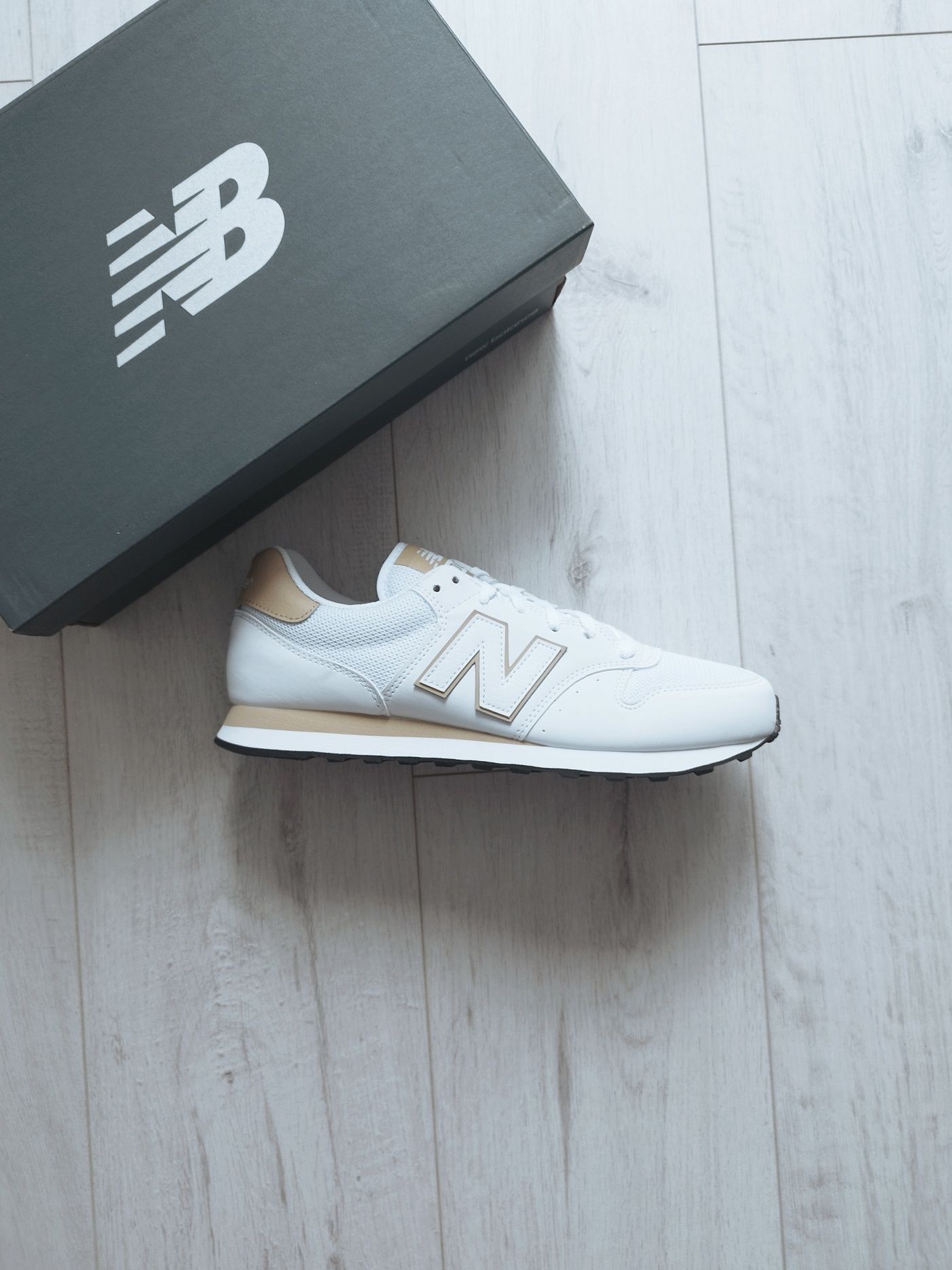 Nowe oryginalne buty new balance 500, białe 43 rozmiar