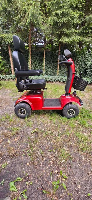 Wózek / skuter elektryczny Rider II kolor czerwony
