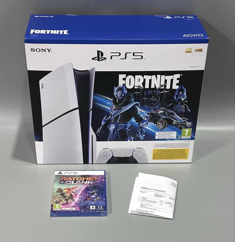 Konsola SONY PlayStation 5 Slim CFI-2016 1TB PAD NAPĘD GRA-NOWA GW 24m