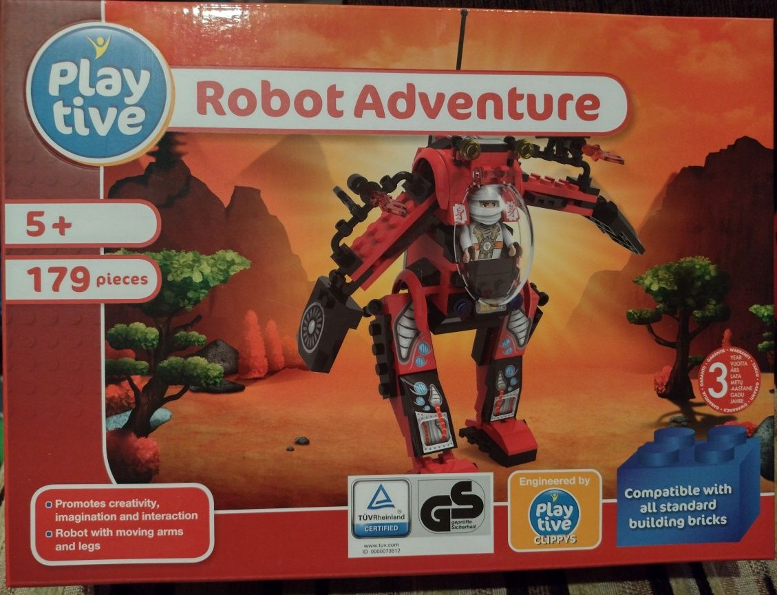 Klocki Play tive Robot przygodowy 5+