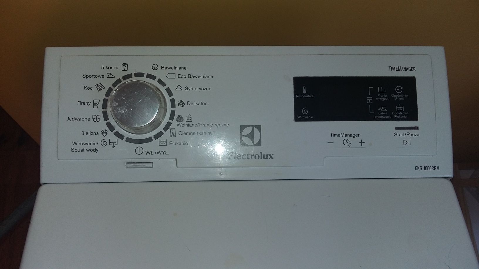 Electrolux ewt1066edw części.