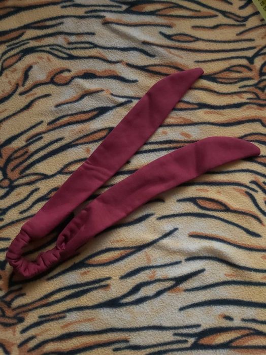 Opaska do włosów bordowa, bawełniana dreskod Alexxis Ola Maroko