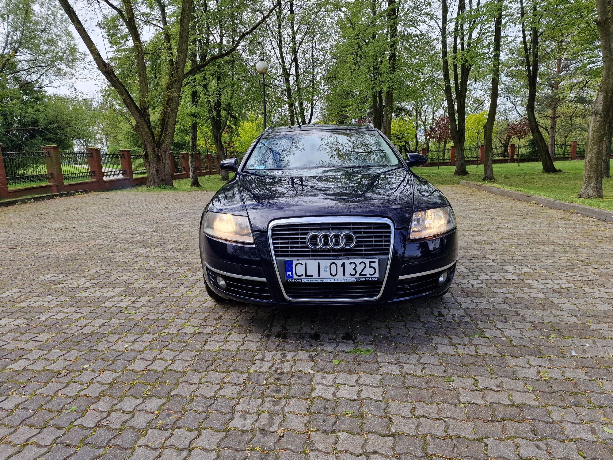 Audi A6 c6 2.7tdi v6 diesel manual granatowy środek!