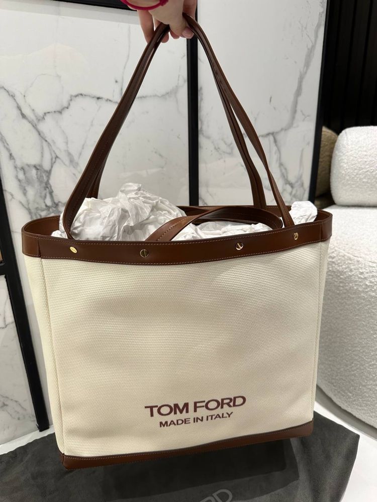 TOM FORD світло-бежева сумка-тоут