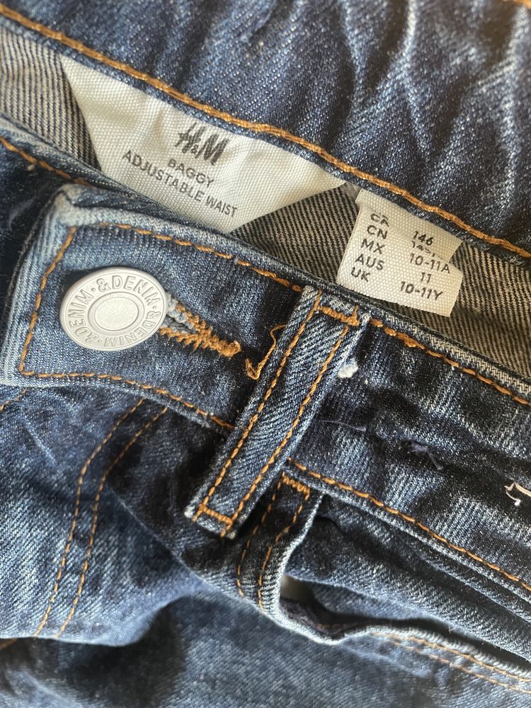 H&M Baggy jeans spodnie 146 152