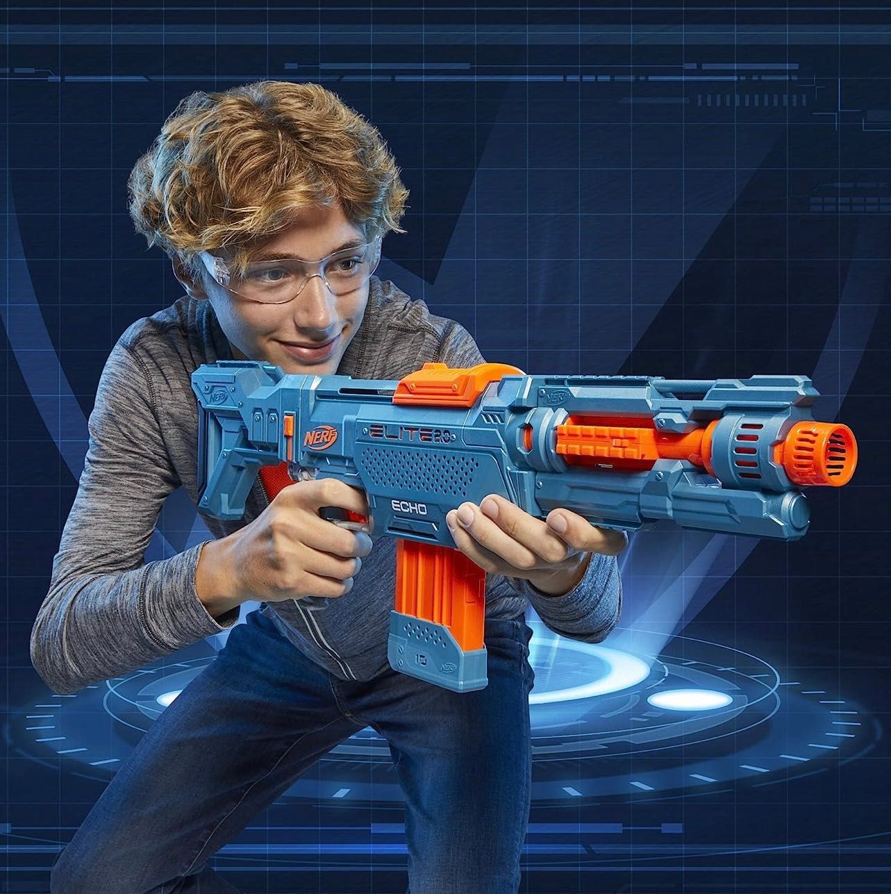 Бластер Нерф NERF Elite 2.0 Echo CS-10 Blaster чотири варіанти складу