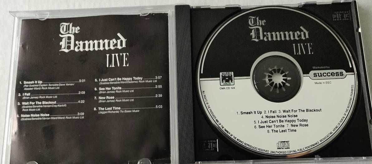 DAMNED - Live - punk CD