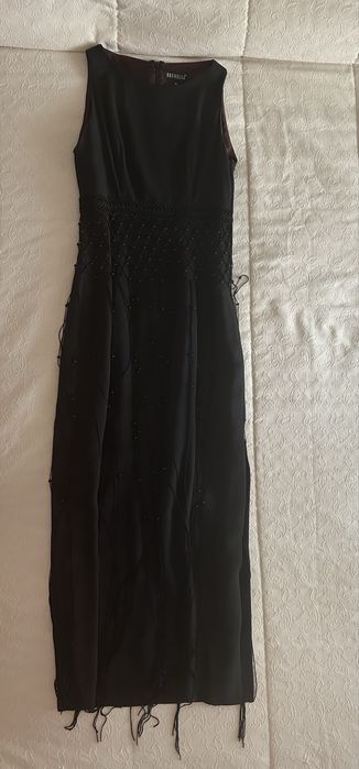 Vestido preto cerimónia vintage anos 90