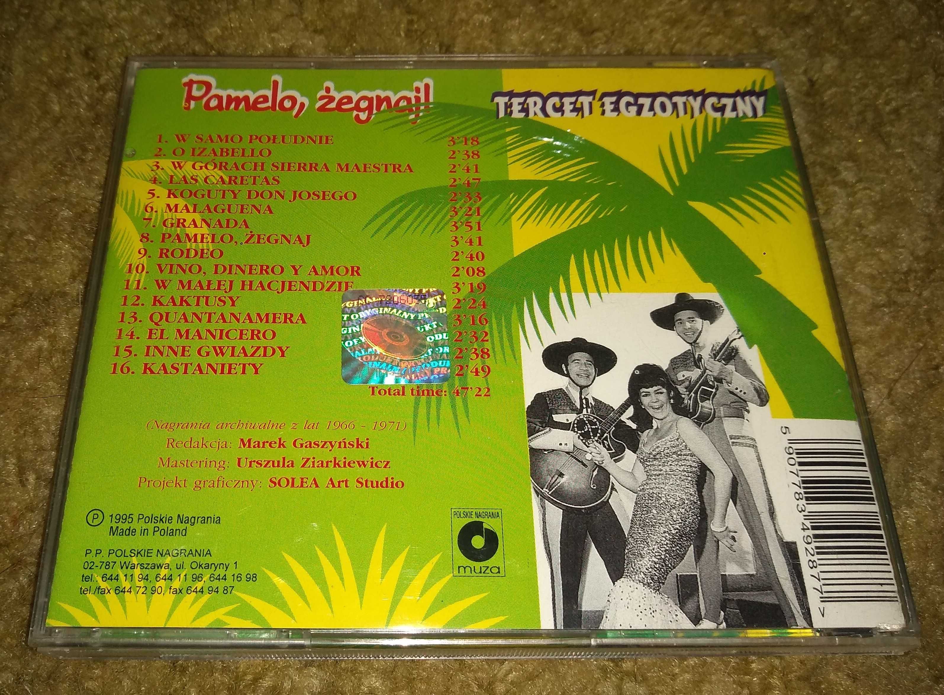 Tercet Egzotyczny / Pamelo, Żegnaj / CD /Idealna-/
