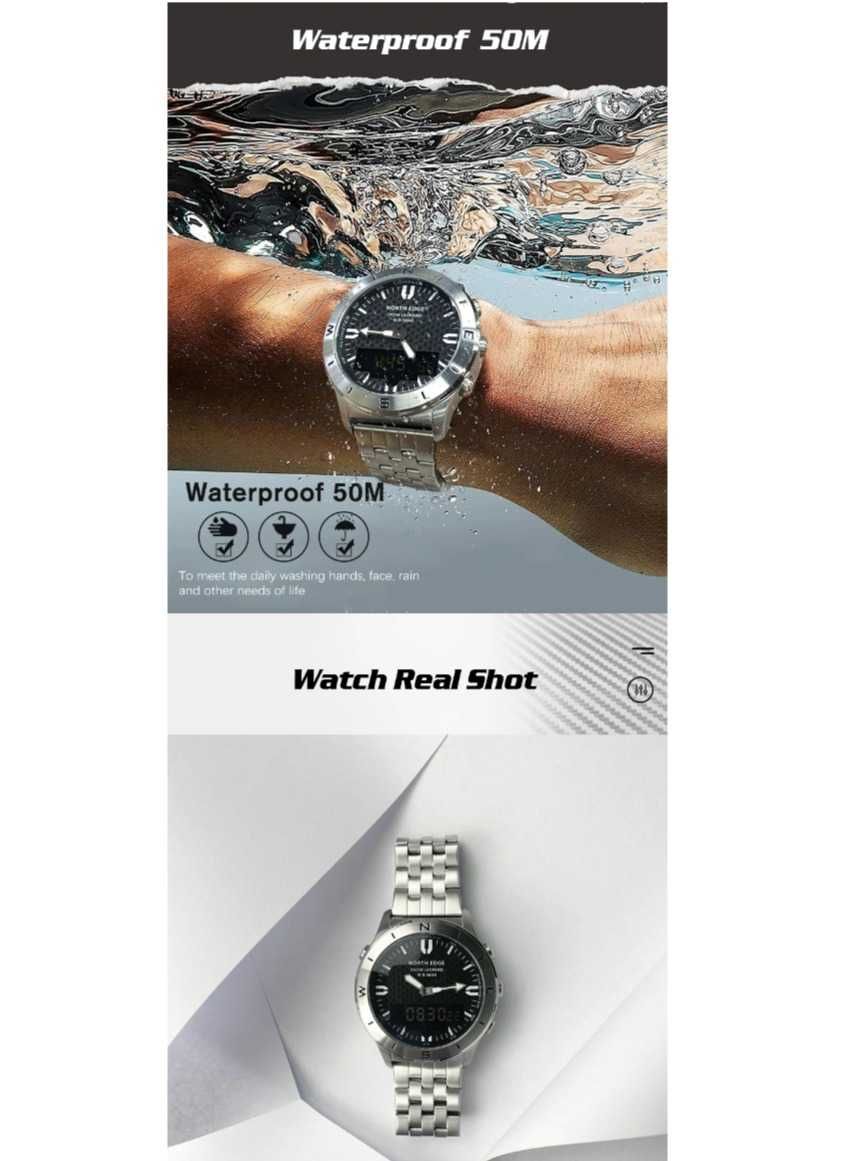 North Edge Snow Leopard чоловічий годинник, Новий, Оригінал