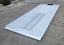 Platforma ALU 510x210 + najazdy 2,3m Laweta Najazd Certyfikat VDI 2700