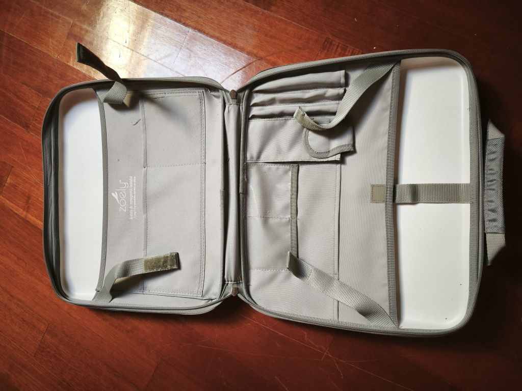 Mala bolsa branca PC portátil 35x30x6/7
