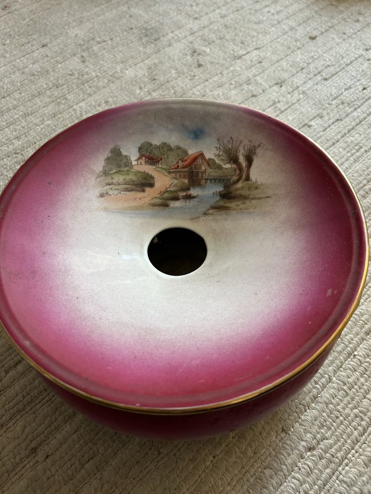 Escarradeira cuspideira peça de coleção Limoges SG