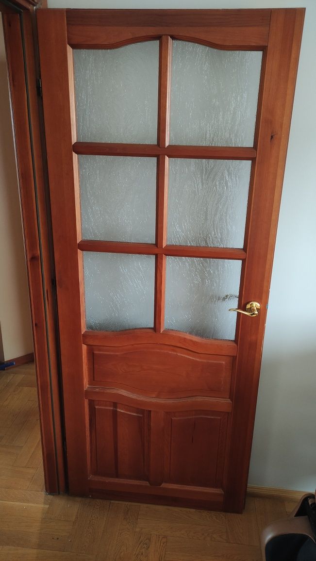 Drzwi drewniane 80cm prawe, 80 lewe, 70 prawe, 60 prawe