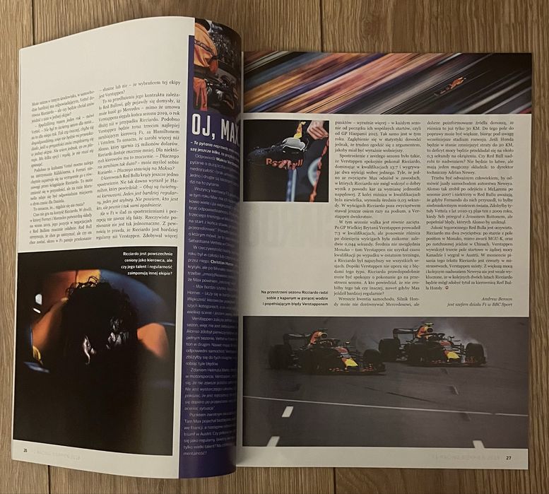 Czasopismo F1 Racing numer 169 sierpień 2018