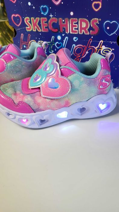 Buciki dla dziewczynki Skechers rozmiar 24 jak nowe