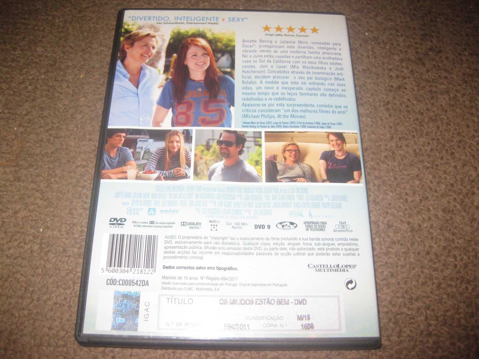 DVD "Os Miúdos Estão Bem" com Mark Ruffalo