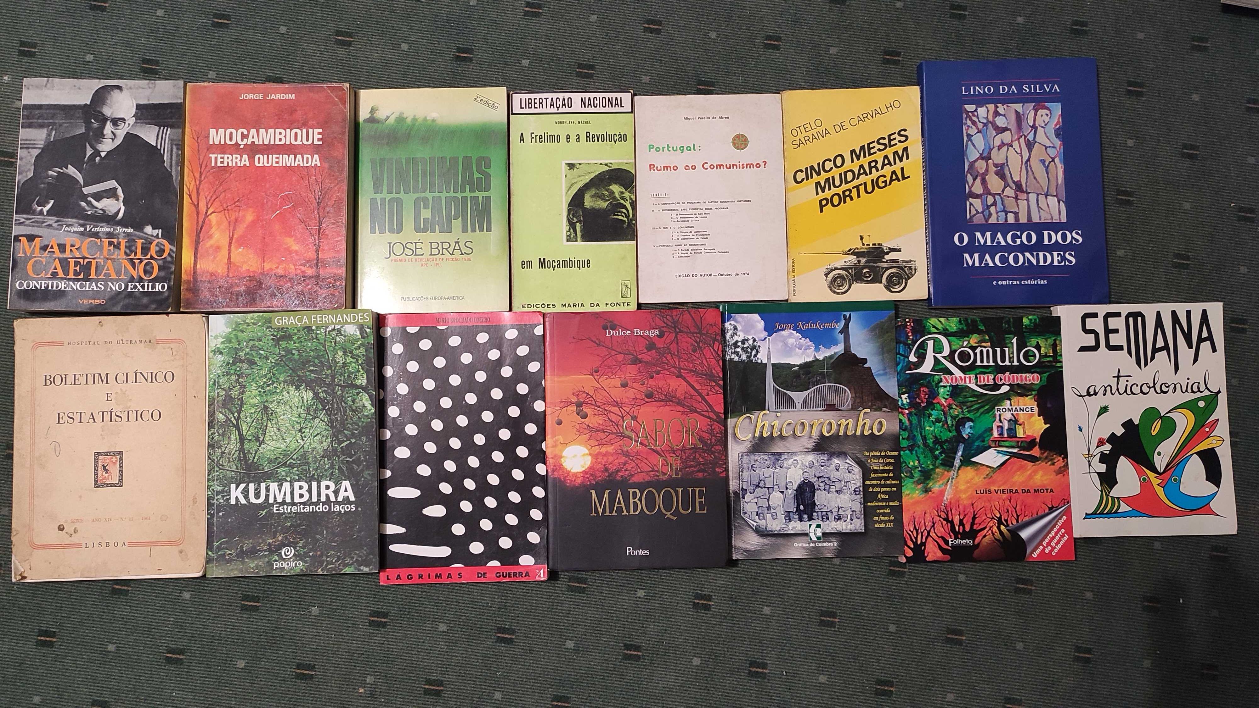 Lote Livros sobre Guerra Colonial e Descolonização - Vários preços