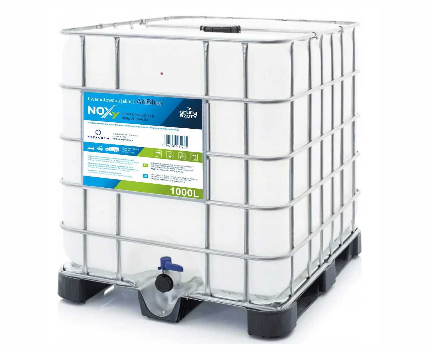 AdBlue Noxy Beczka 200L IBC 1000L 10L 20L Dostawa Cysterną