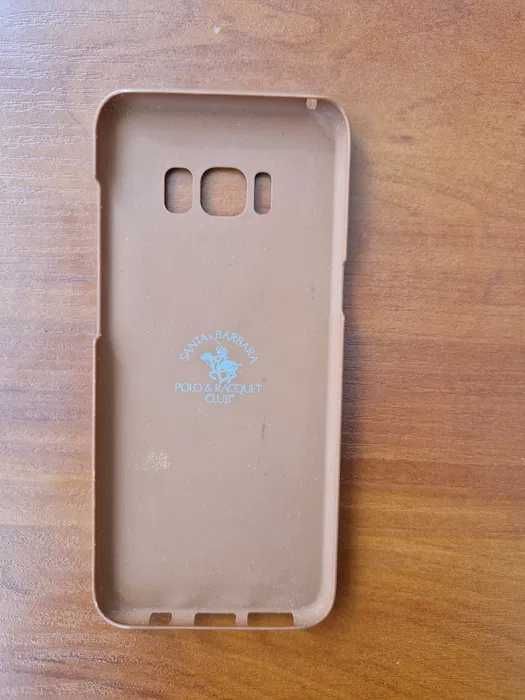 Шкіряний чохол, чехол, накладка для Samsung Galaxy S8 brown коричневий