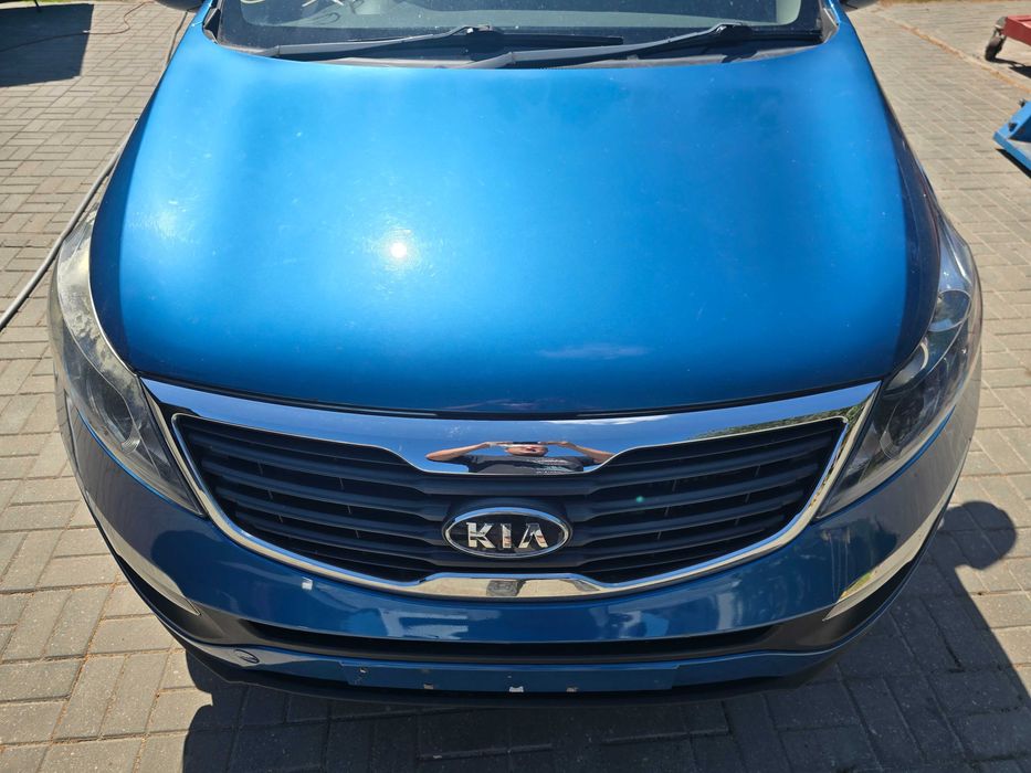 Kia Sportage III Kompletny Przód Maska Zderzak Błotnik Lampa Pas 5B