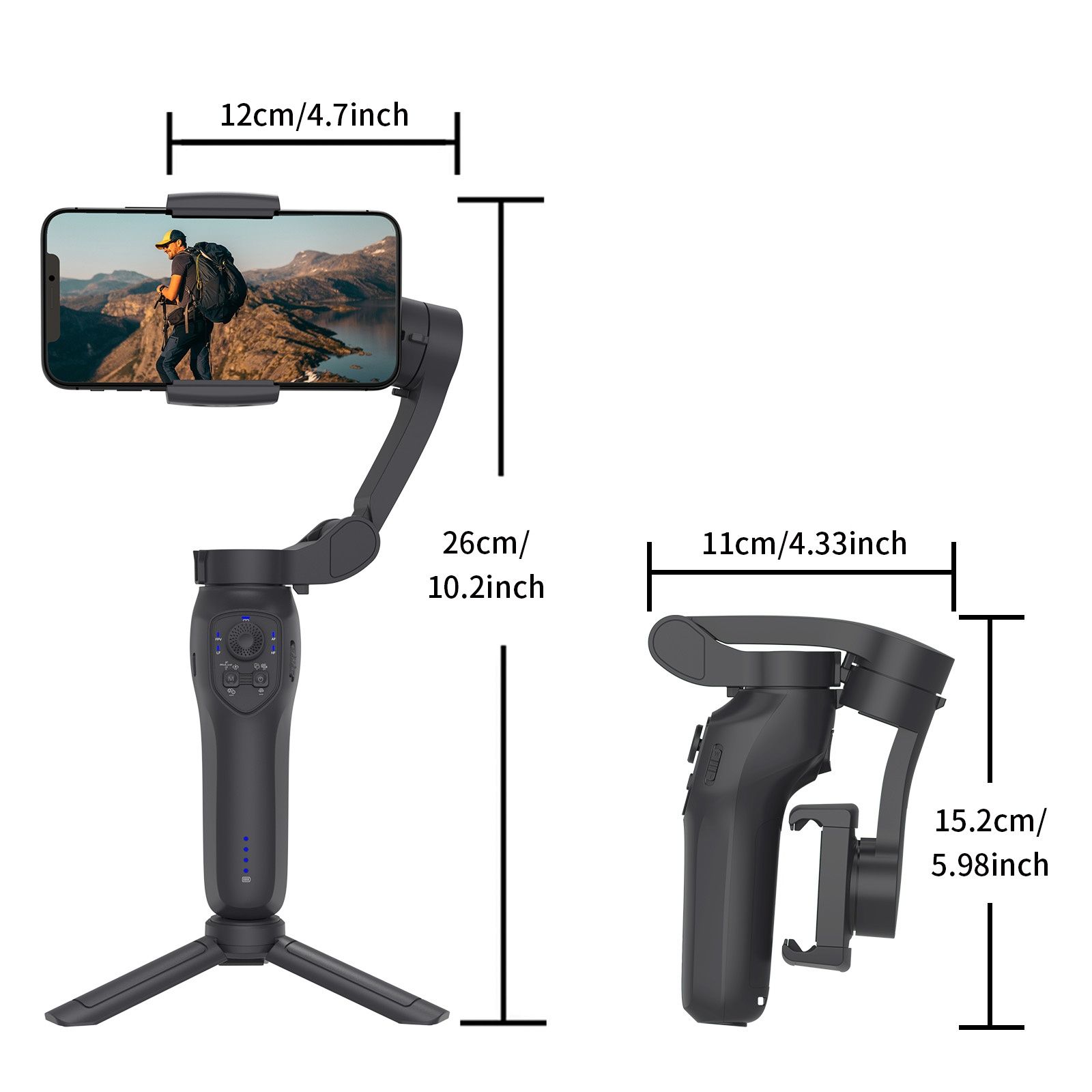 3-osiowy stabilizator do telefonu

Gimbal ręczny L7Cpro posiada 3-osio