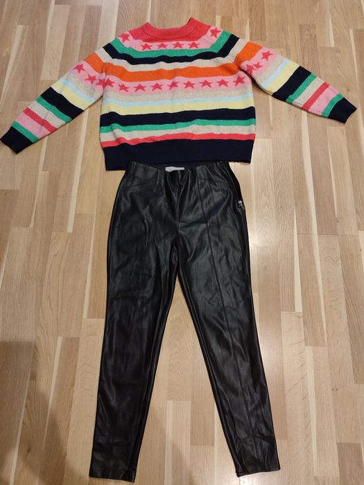 Продам шкіряні штани Dorothy Perkins 38р+ Половер M&S у розмірі М