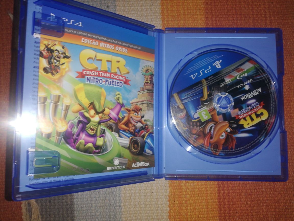 Jogo Crash Team Racing para ps4