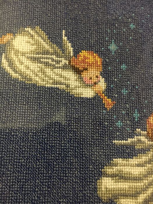 Вишита кртина ангели