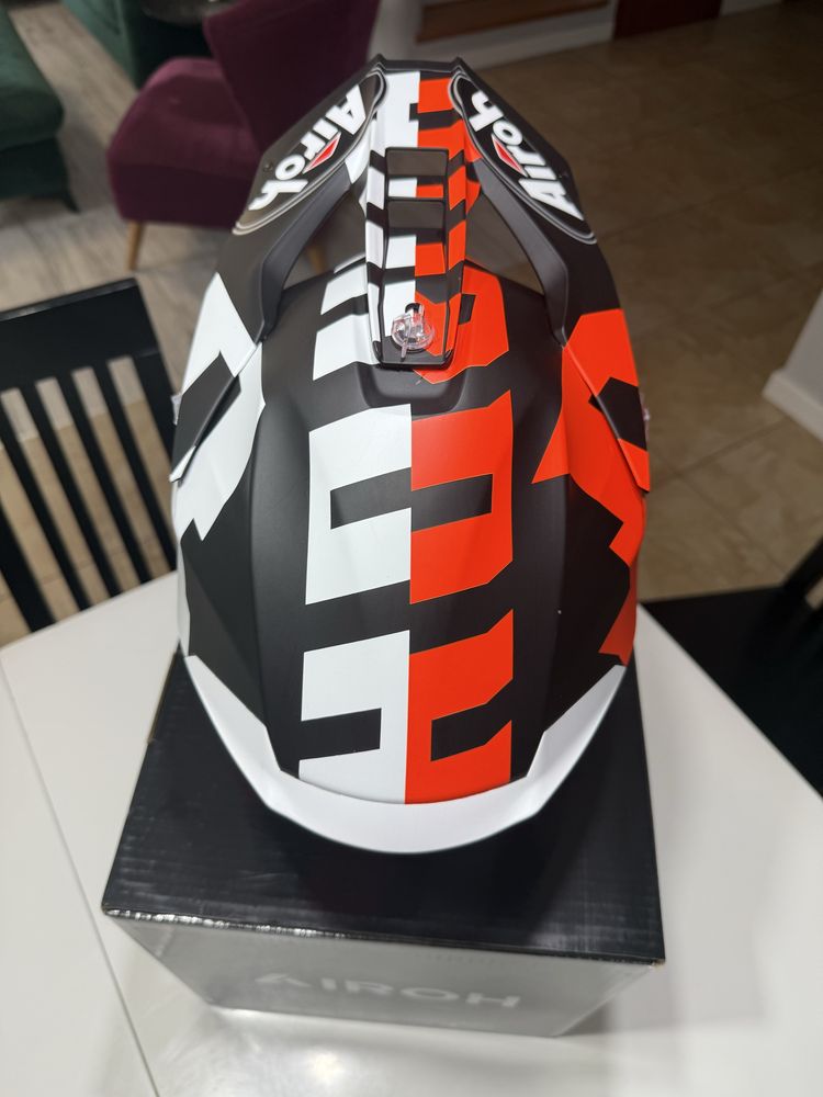 Kask AIROH Twist 2.0 Frame Orange Matt rozmiar L