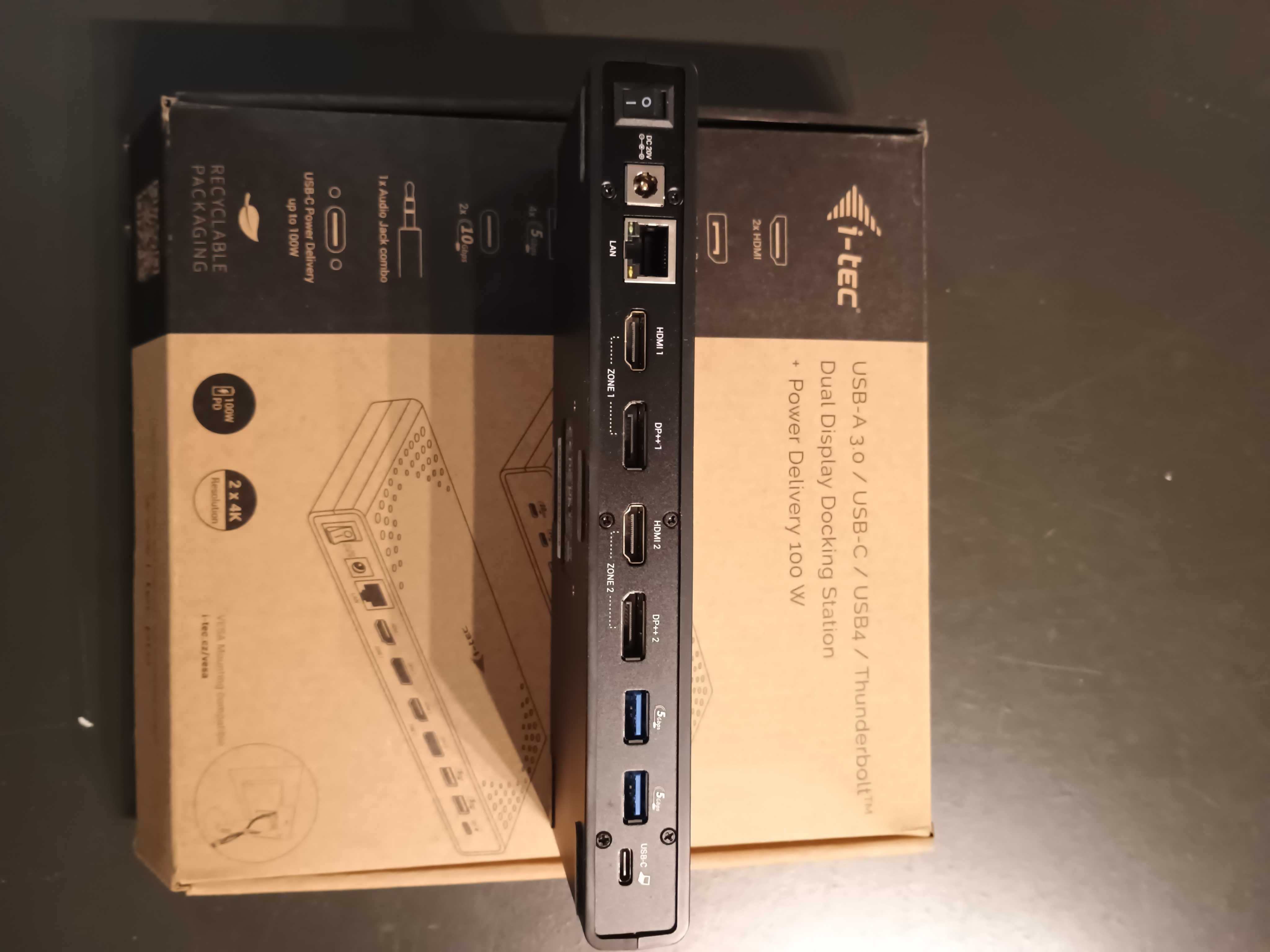 Stacja dokująca i-Tec CADUA4KDOCKPDL2 Szary