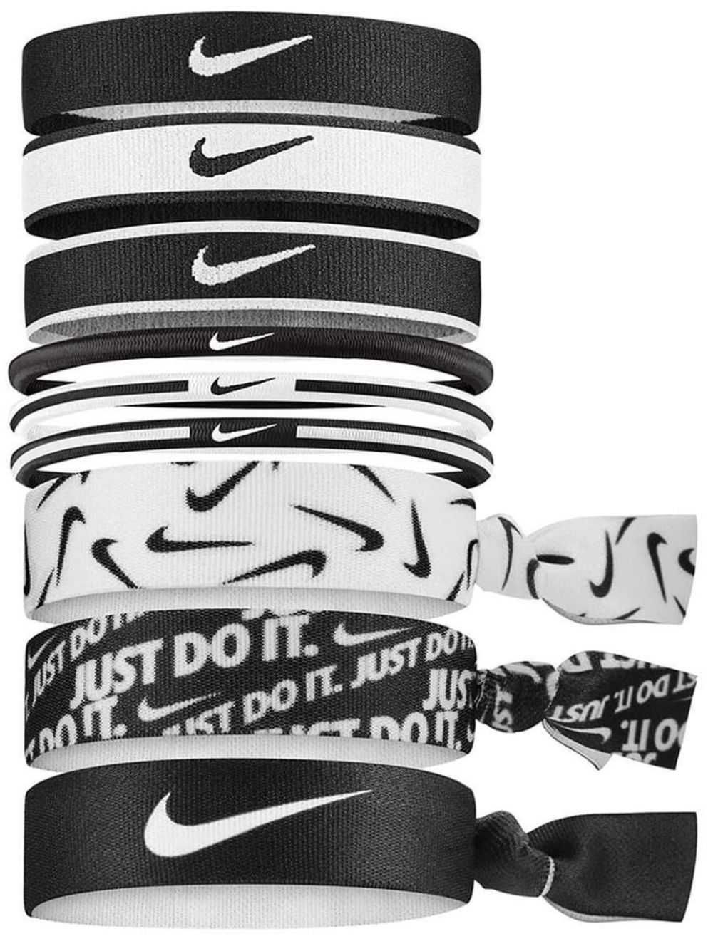 Gumki do włosów treningowe Nike Ponytail 9 szt.