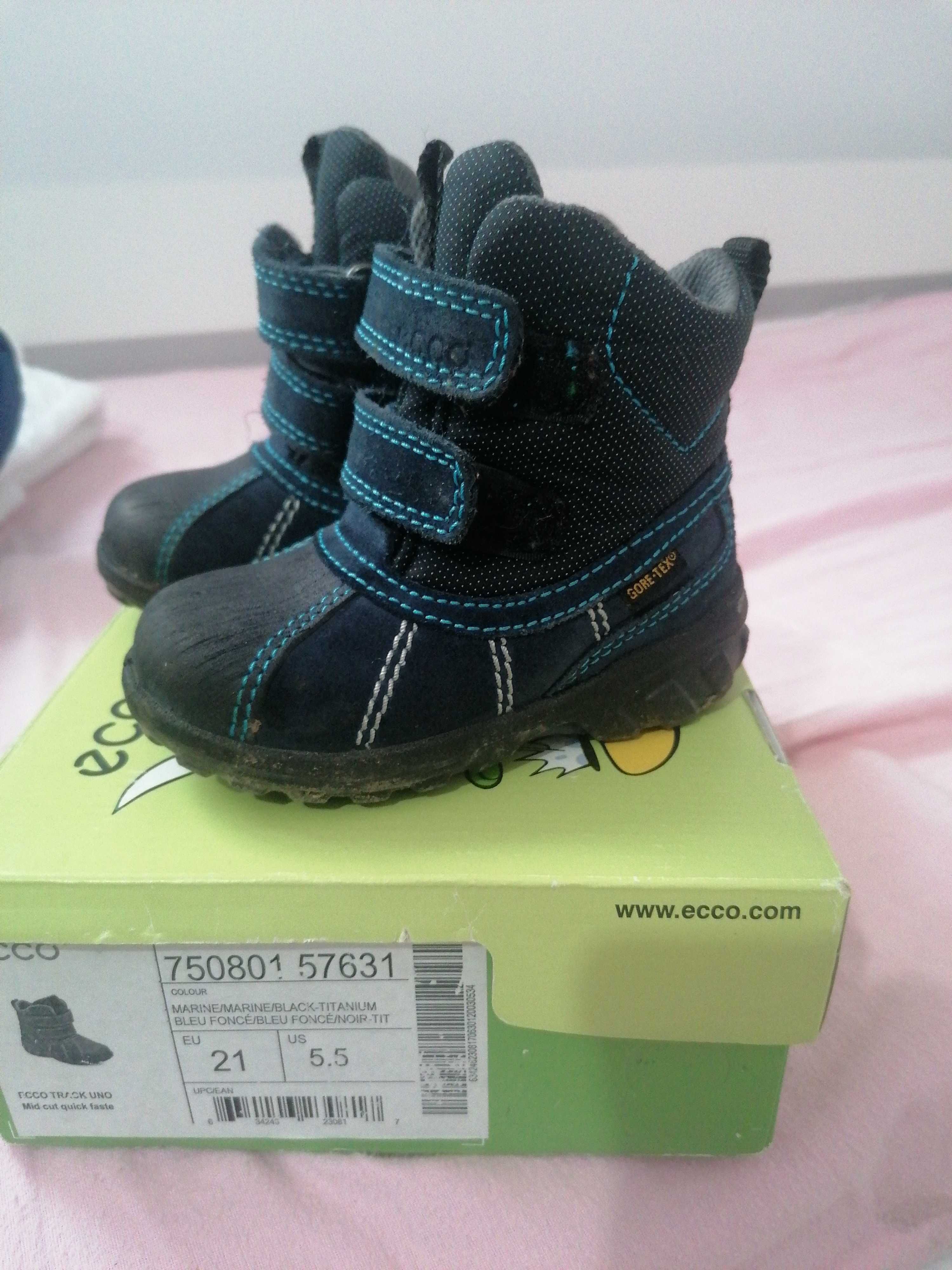 Kozaki śniegowce 21 chłopiec ecco gore-tex