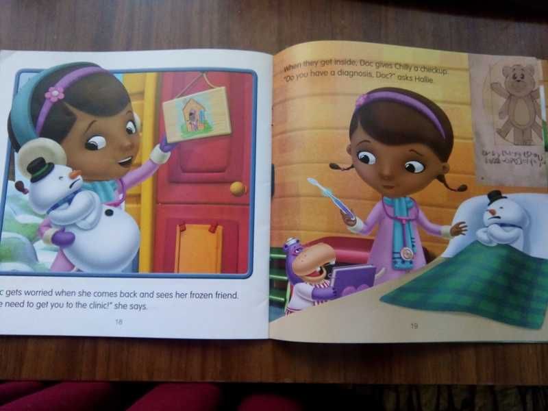 на английском доктор плюшева Doc McStuffins chilly catches a cold