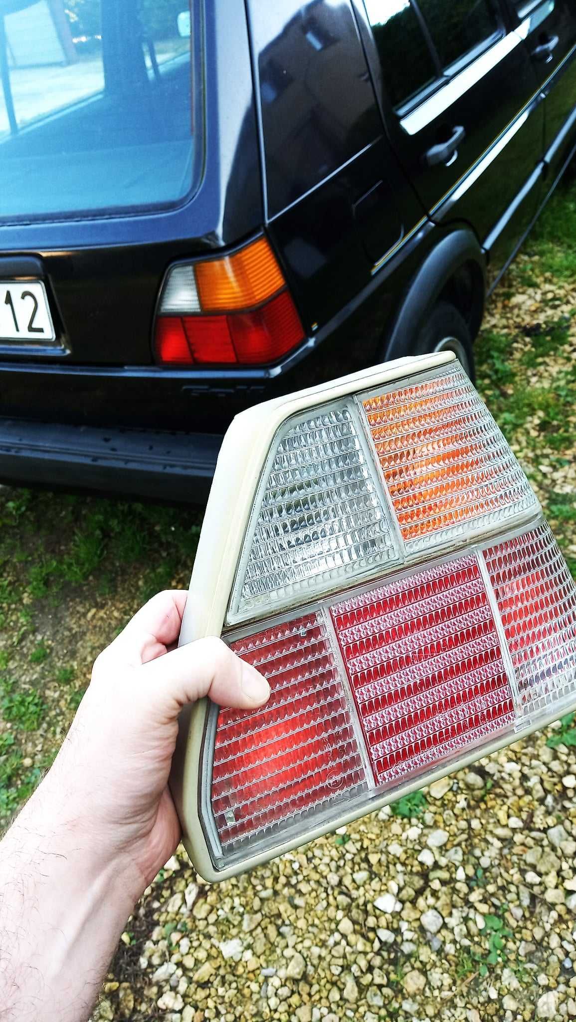 Lampy tył Golf 2 mk2 II IN PRO Białe Clear Tuning Hellla MHW Fifft Cul