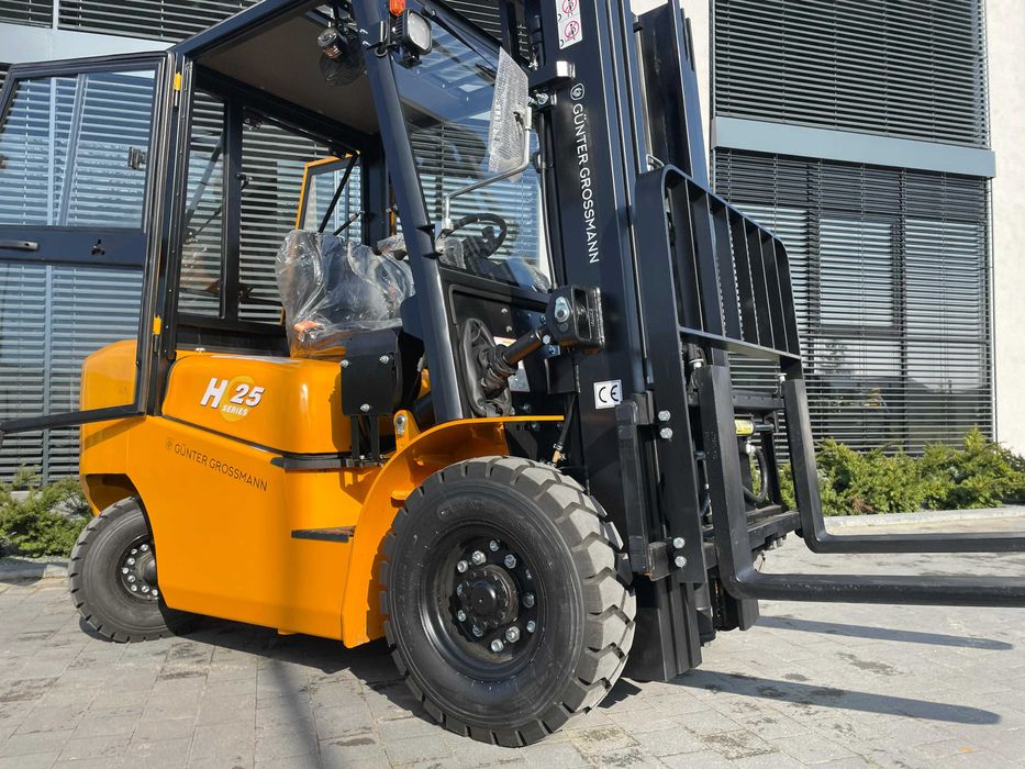 Nowy wózek widłowy 2.5T - duplex. Günter Grossmann. Gwarancja 3 lata